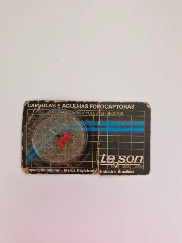 Cápsula e agulha fonocaptoras para toca-discos Leson