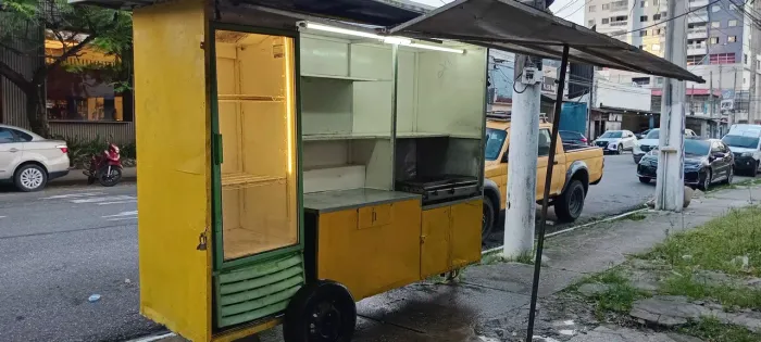 Carro de lanches grande 