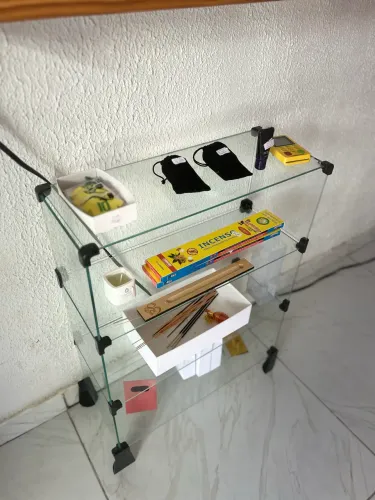 Estante expositora vidro