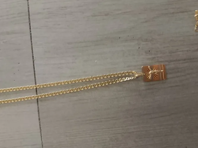 Corrente de ouro 18k 750 maciça 8.4 g