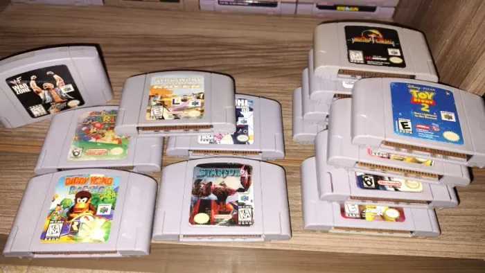 Nintendo 64 com 14 jogos Originais
