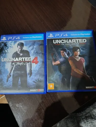 Uncharted 4 e lost legacy ps4