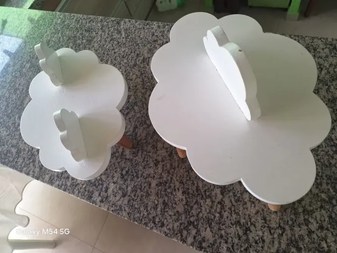 Enfeite mesa decoração de festa nuvem