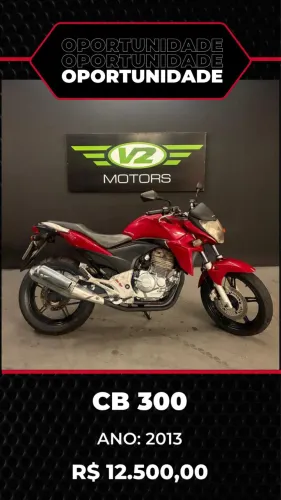 Cb 300 2013 2.000 de entrada 