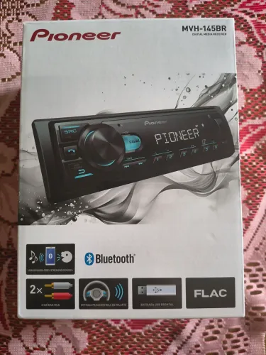 Radio. Som Automotivo Pioneer MVH-145BR. Totalmente Novo, da Caixa.