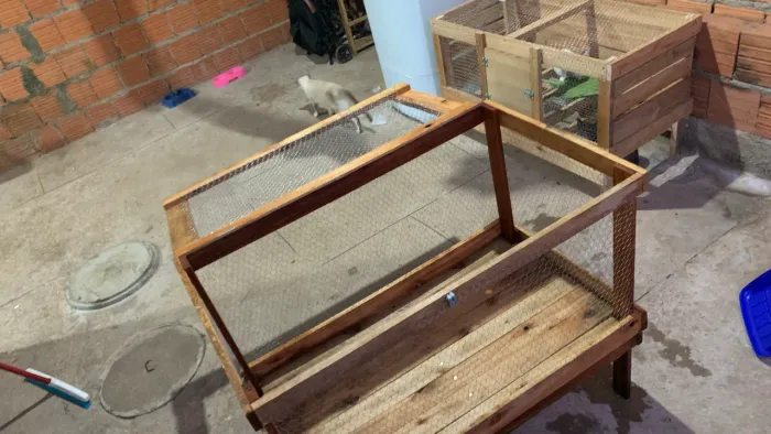 Viveiro para coelhos,pintinhos e codornas