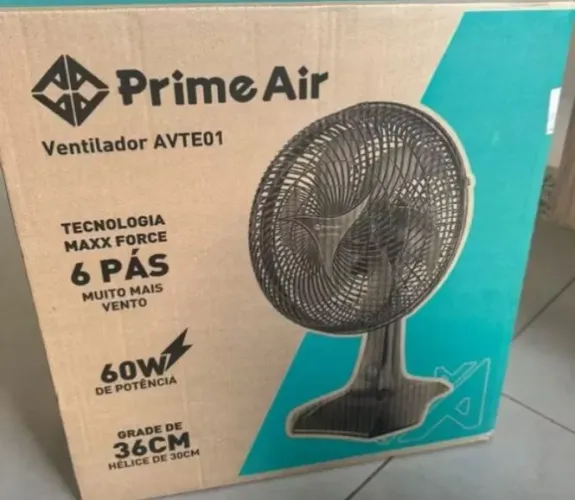 Ventilador de mesa 36 cm. Marca Britânia Novo de fábrica