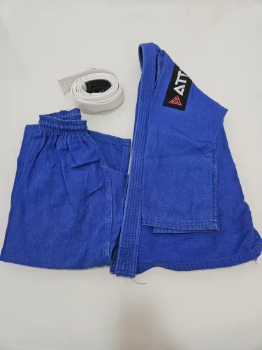 Kimono Infantil Jiu-jitsu/judô + faixa branca - tamanho M1 