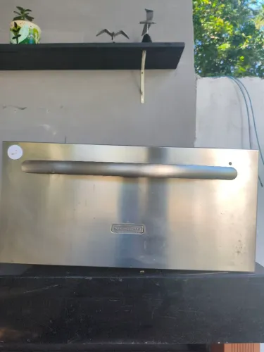 Gaveta Aquecida KitchenAid Inox Embutida - Excelente Oportunidade