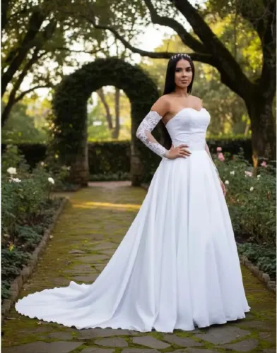 Vestido de noiva Plus size