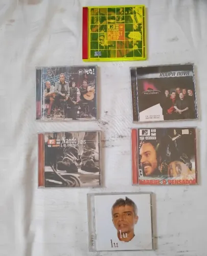 Lote 6 CDs Nacionais | MTV Ao Vivo | Rock MPB Brasileiro Anos 90/2000 | Coleção Rara