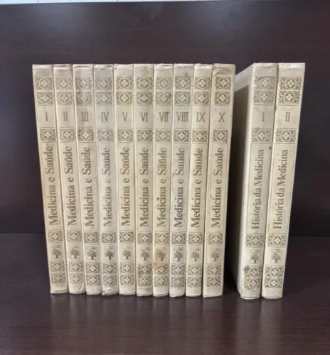 Enciclopédia Medicina e Saúde, ano 1970 - 12 volumes