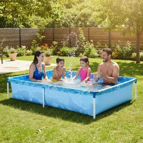 Piscina Infantil infantil 1000 litros Retangular diversão garantida