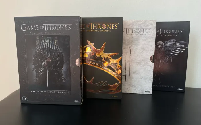 Box Game of Thrones 1a a 4a temporada, completo.