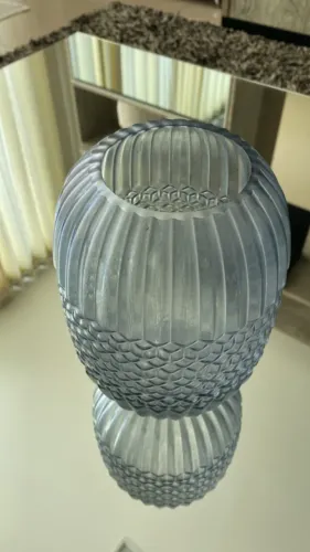 Vaso de vidro decorativo CAMICADO