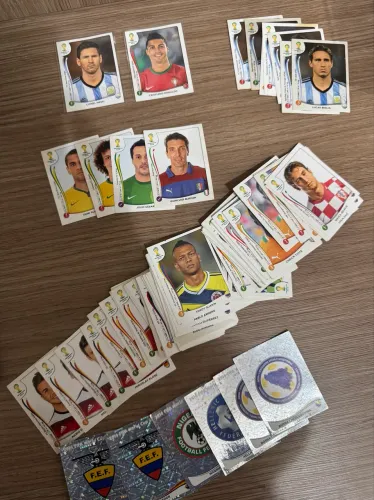 Lote figurinhas Copa 2014