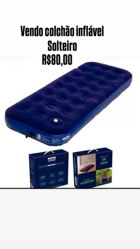 Vendo colchão inflável solteiro