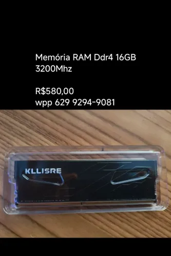 Memória RAM Ddr4 16GB 3200mhz