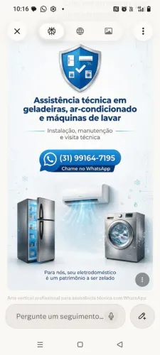 Consertos de geladeiras em geral