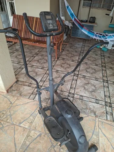 Bicicleta Elíptico Eliptec - Funciona, Regulagem de Peso - Leia a Descrição