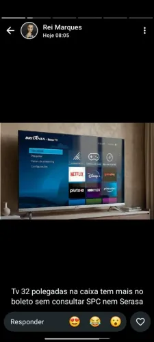 Britânia tv 32 polegadas
