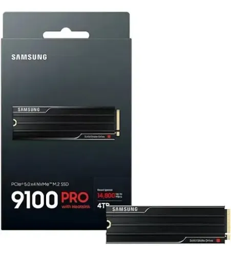 SSD Samsung 9100 PRO 4TB NVMe Gen5