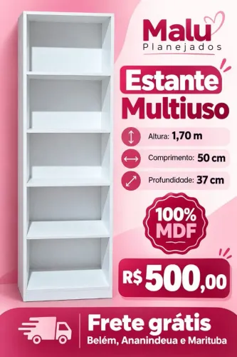 Promoção estante multiuso