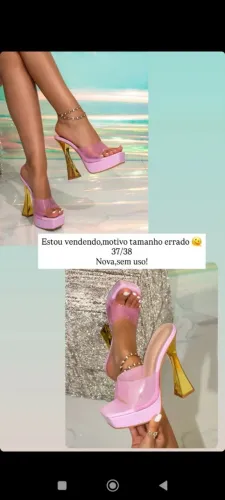 Sandália feminina confortável e elegante