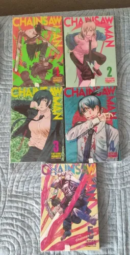 Mangás Chainsaw Man Vol. 1 ao 5