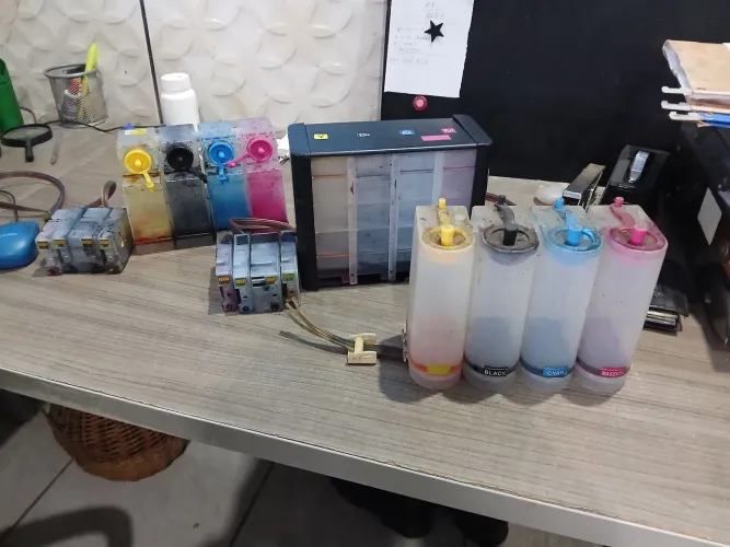 Bulk Ink gigantes 200ml x4 usados