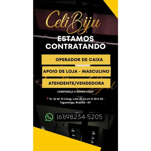 OPORTUNIDADE DE EMPREGO!