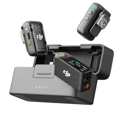 Microfone Wireless DJI Mic 2 2TX+1RX+CHARGE