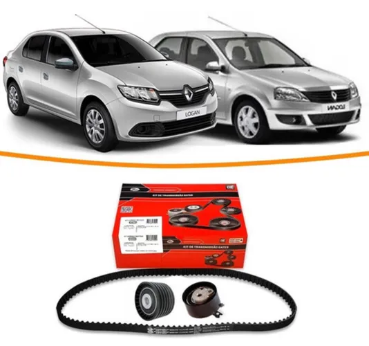 Kit Correia Dentada Renault Logan 1.6 16v 2007 2008 2009 - 2017