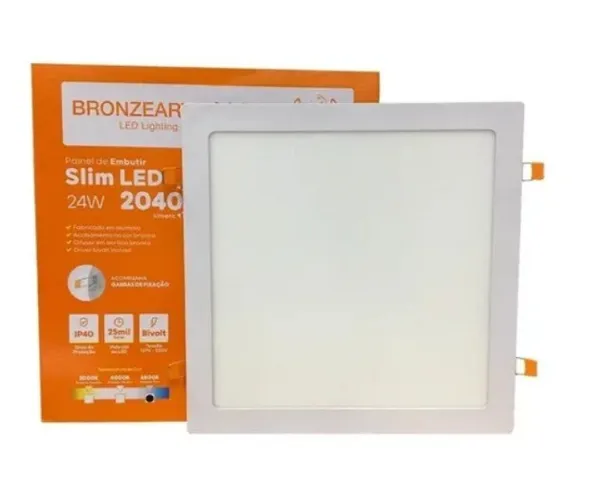 Kit de 5 unidades de Luminaria 22x22(distribuidora jk eletronicos,honestidade e qualidade)