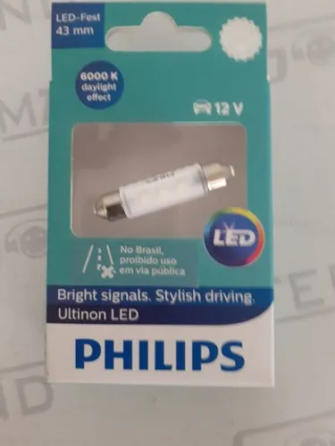 Led torpedo. Philips. 43mm.  Garantia. Novo. Instalado. 
