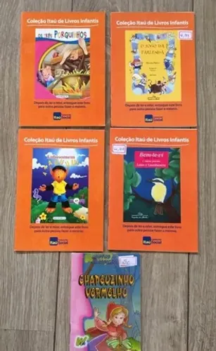 Kit com 4 Livros infantis novos