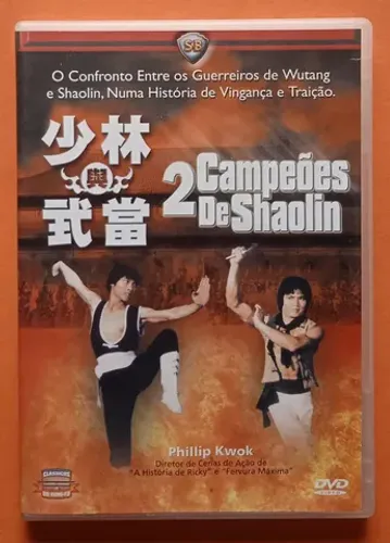 Dvd 2 Campeões de Shaolin (China Vídeo)