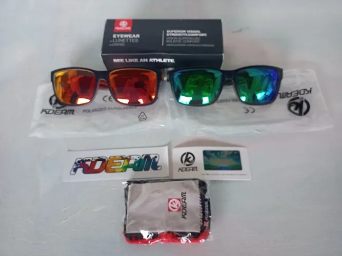 Óculos original polarizado e com proteção UV 400