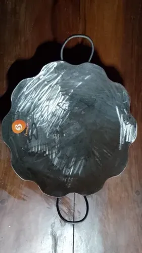 Chapa de disco de arado com alças de ferro - 50 cm
