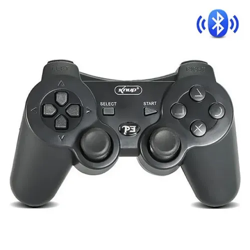 Controle Joystick Sem Fio Para Ps3 e PC, Bluetooth, Recarregável - Knup em São Luís ma 