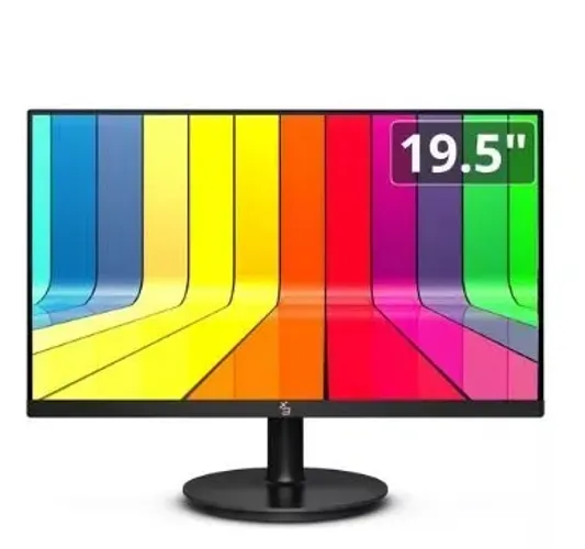 Monitor na caixa novo 19.5 Led 3green 75hz Hd Gamer 2ms Hdmi E Vga Vesa Cor Preto 110V/220