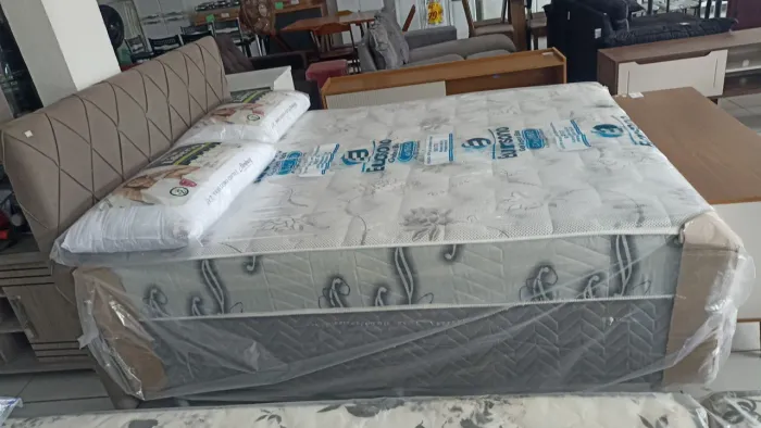 Cama Box Queen Eurosono Molas Ensacadas- Novo