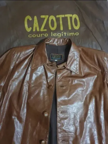 Jaqueta Premium de Couro Legítimo - Marca Cazotto Artezanal