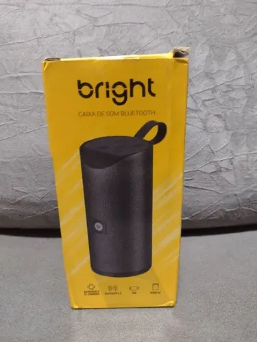 caixa de som bluetooth bright (usado)