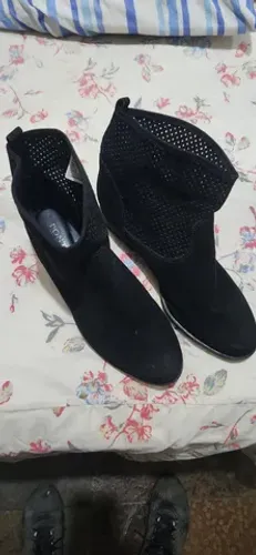 Bota de camurça feminina tamanho 35