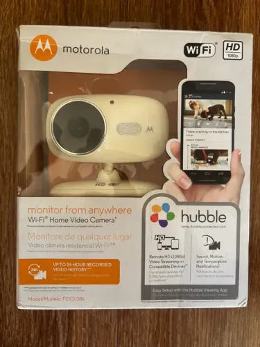 Câmera de Segurança Wi-Fi Motorola FOCUS86 - 24 horas de gravação