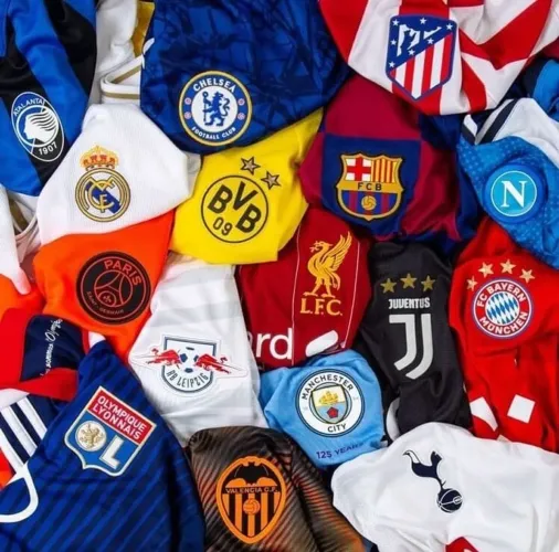Camisas de Futebol - Coleção de Times Nacionais e Internacionais