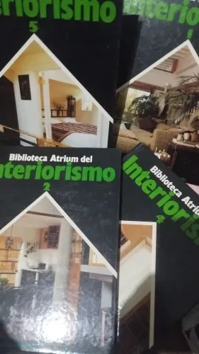Coleção 6 volumes Atrium del interiorismo usado em espanhol