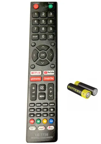 Controle Universal Para Tv Lcd Samsung Sony LG Philips Tcl Aoc Sharp Toshiba LE-7738