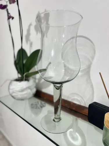 Vaso taça de vidro grande SOMENTE VENDA